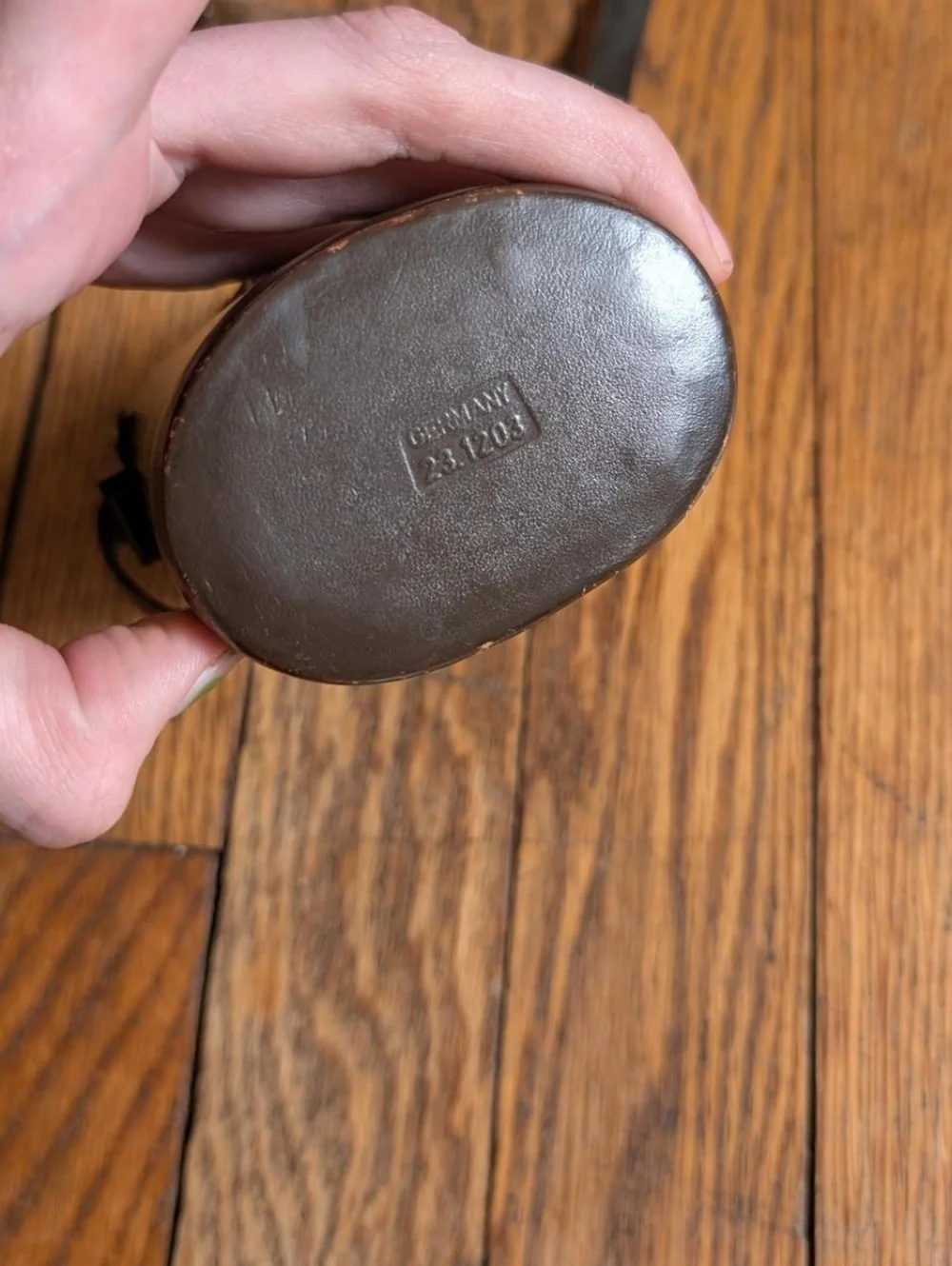 Vintage Leather German Zeiss Ikon Binoculars Case